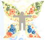 immagine di una persona con ali di farfalla