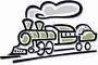 disegno di un treno a vapore